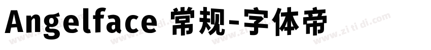 Angelface 常规字体转换